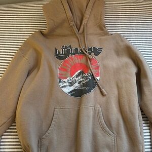 Lumineers Brown Hoodie- size Large
